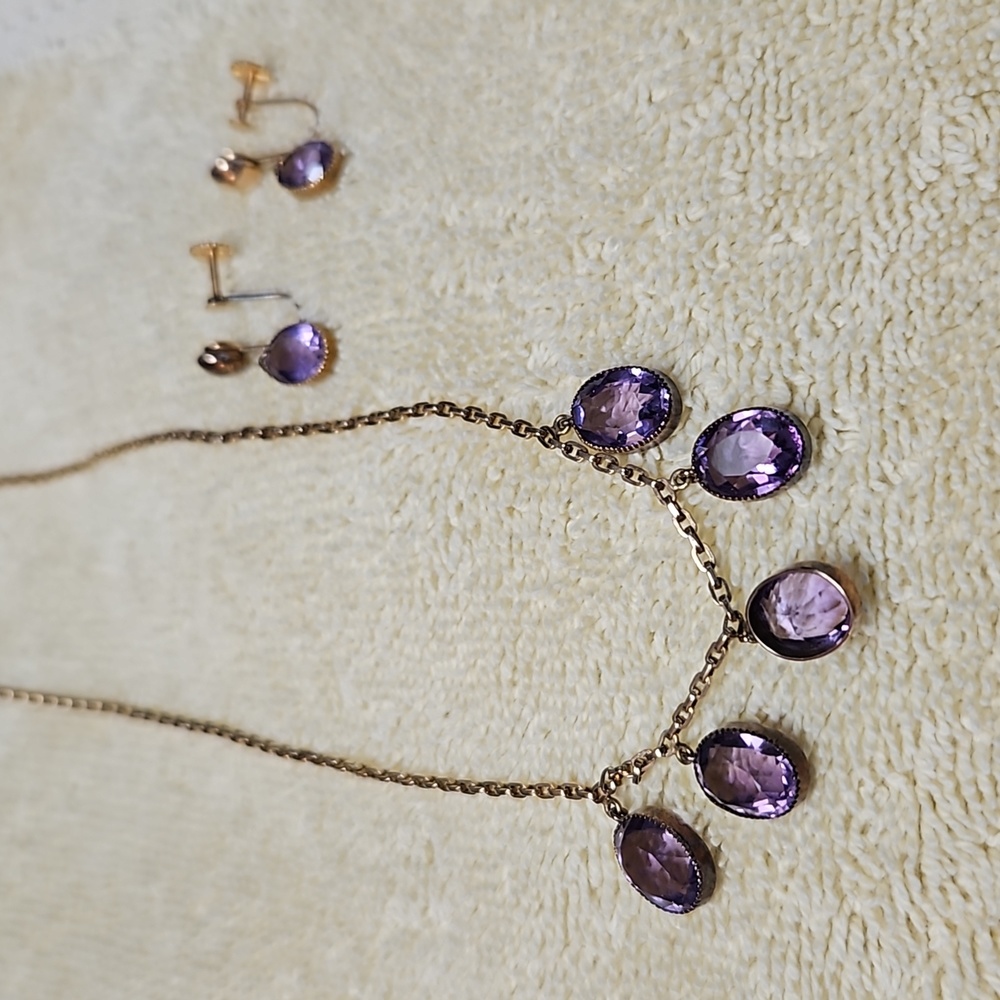 Amethyst set